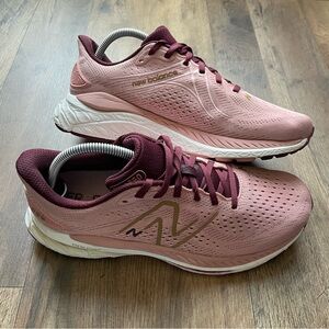 New Balance Women's Rose and Burgundy Athletic Shoes